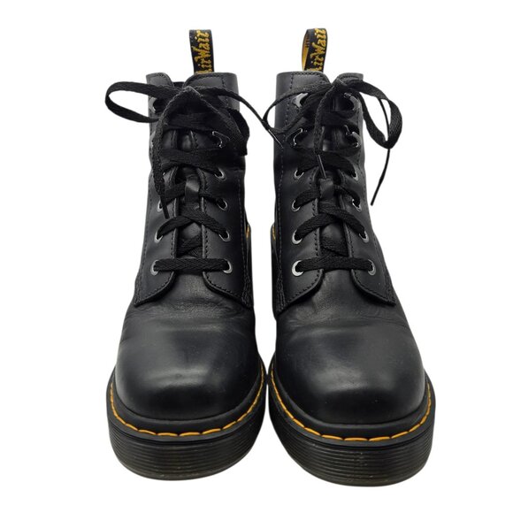 Dr. Martens Jesy Heeled Leather Lace-Up Boots – Size 10 US Womens - Picture 5 of 12